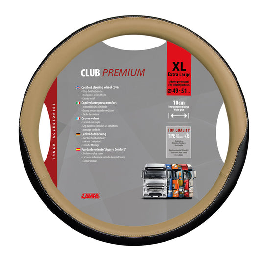 98916 - Club, coprivolante in Skeentex - XL - Ø 49/51 cm - Beige