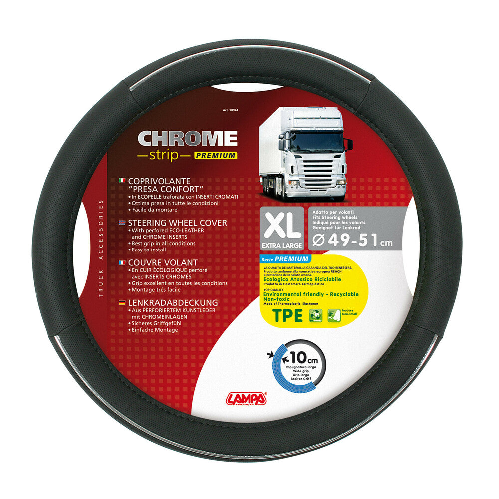 98924 - Chrome Strip, coprivolante in Skeentex - XL - Ø 49/51 cm