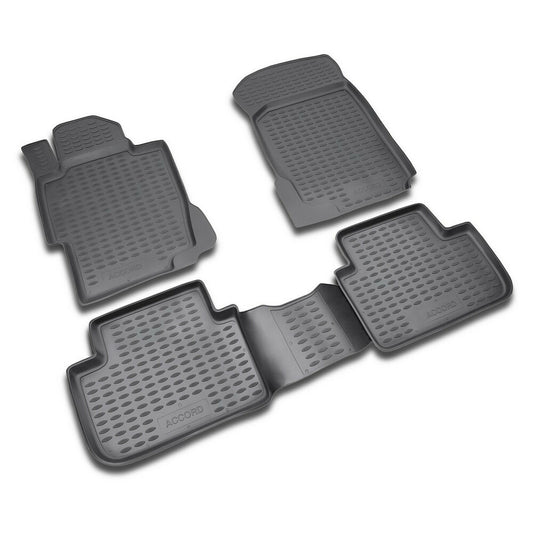 NV00190 - Set tappeti su misura in TPE - compatibile per  Honda Accord 4p (06/08>09/14) -  Honda Accord Tourer (07/08>12/13)