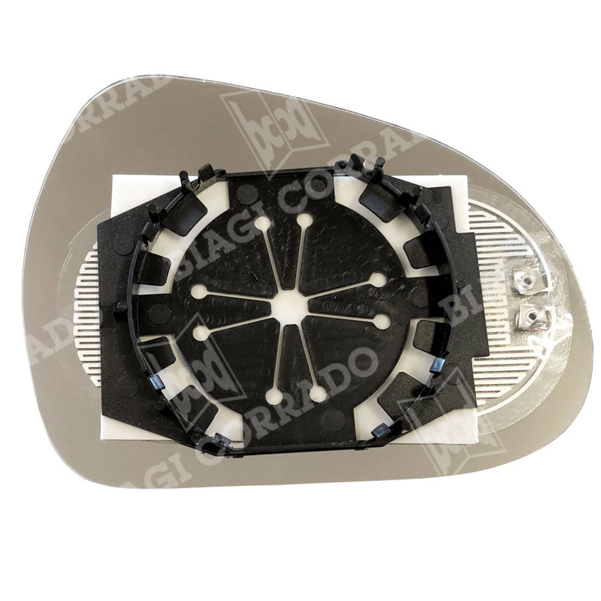 Piastra SPECCHIO RETROVISORE Sinistro SX PEUGEOT 207 2006-