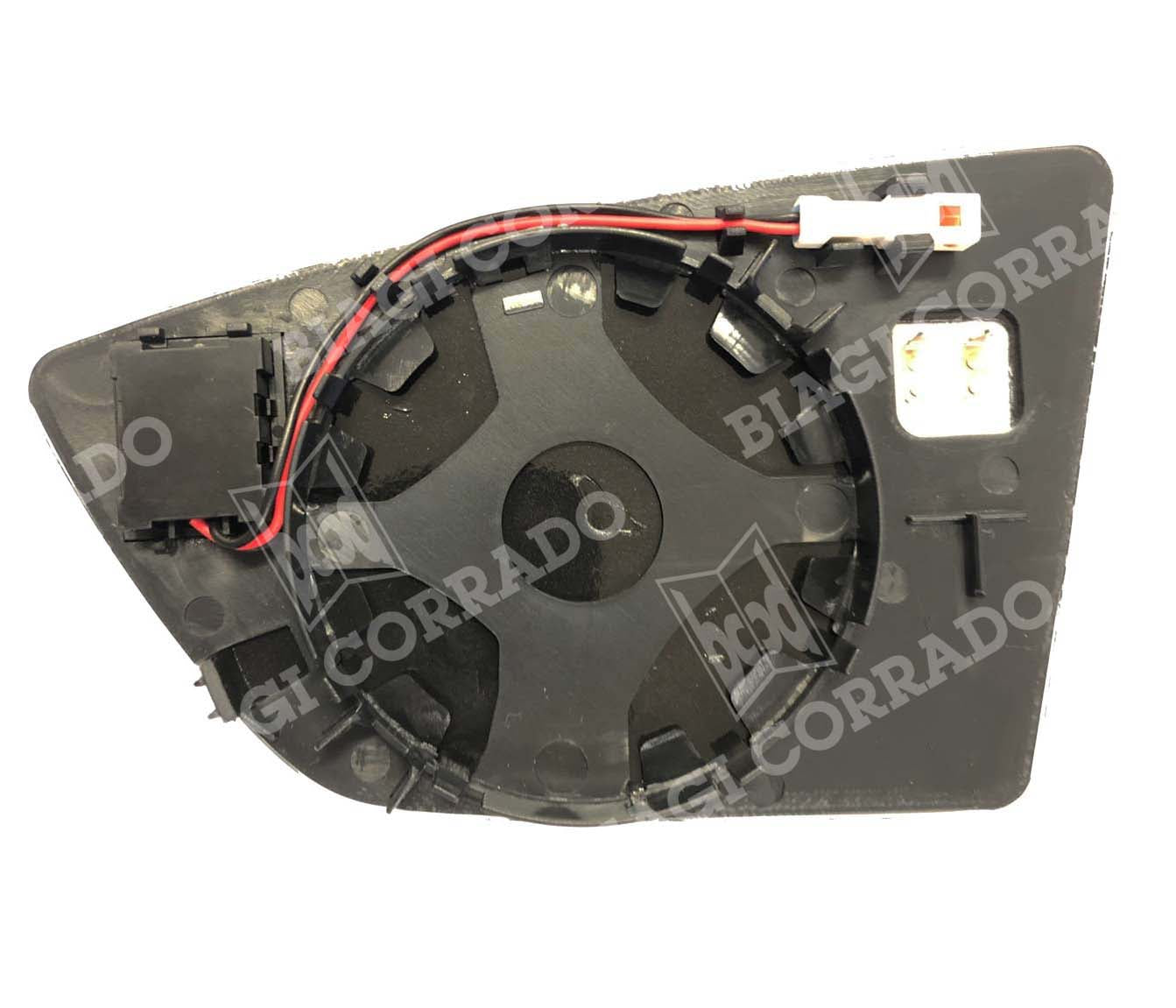 Piastra Vetro SPECCHIO RETROVISORE 808 DPRX Destro DX Termico SEAT IBIZA 2017-