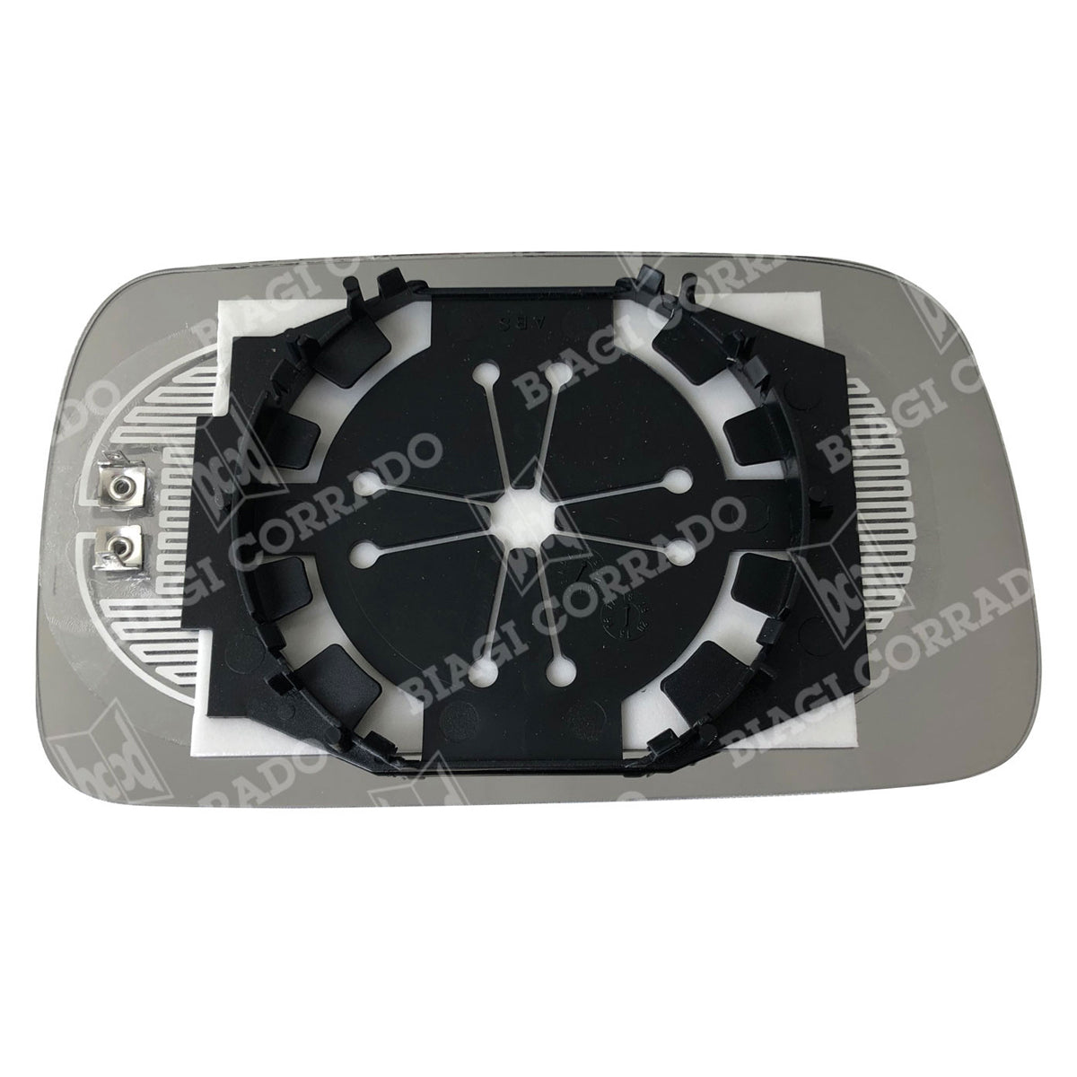 Piastra Vetro SPECCHIO RETROVISORE 907 SPR Sinistro SX Termico VOLKSWAGEN POLO 1995-1999