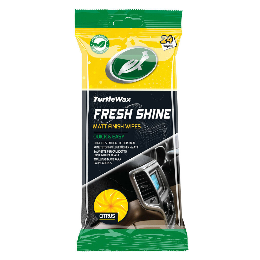 TW38574 - Fresh Shine, salviette per cruscotto, finitura opaca - 24 pz