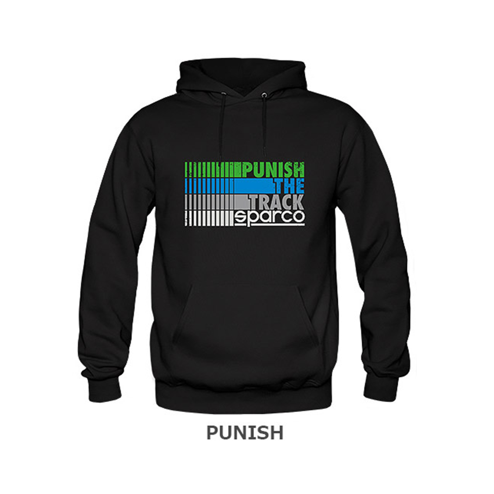 FELPA CAPPUCCIO HOODIE SPARCO PUNISH - MIS. L