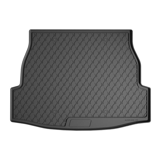 25715 - Vasca baule su misura in gomma sintetica - compatibile per  Toyota Rav4 (03/19>) baule alto, con ruota di scorta, no Phev