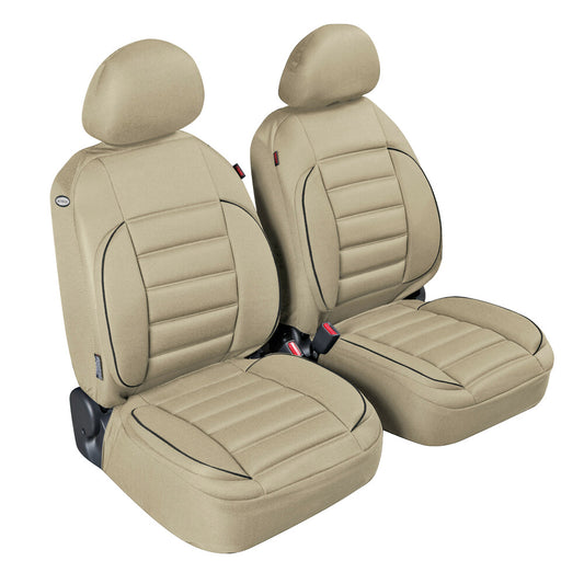 54787 - De-Luxe Sport Edition, coppia coprisedili anteriori - Beige