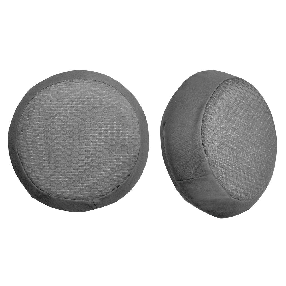 55028 - Duka Round-Fit x2, copri poggiatesta speciali - Grigio