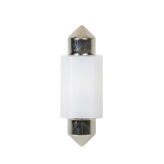 58126 - 9/32V Led Series - 3 SMD x 1 chip - (C5W-C10W) - 12x36 mm - SV8,5-8 - 1 pz  - D/Blister - Bianco - Doppia polarità - Resistenza incorporata