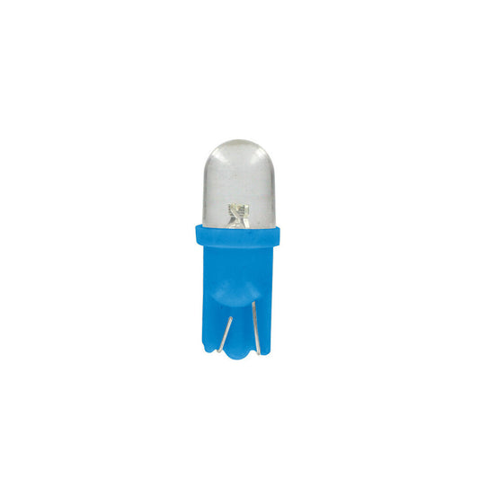 58140 - 12V Colour-Led, lampada 1 Led - (T10) - W2,1x9,5d - 2 pz  - D/Blister - Blu