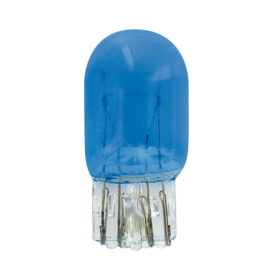 58313 - 12V Lampada con zoccolo vetro Blu-Xe 2 filamenti - (W21/5W) - 21/5W - W3x16q - 2 pz  - D/Blister