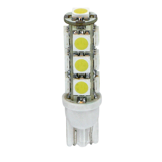 58456 - 12V Hyper-Led 39 - 13 SMD x 3 chips - (T10) - W2,1x9,5d - 2 pz  - D/Blister - Bianco - Doppia polarità
