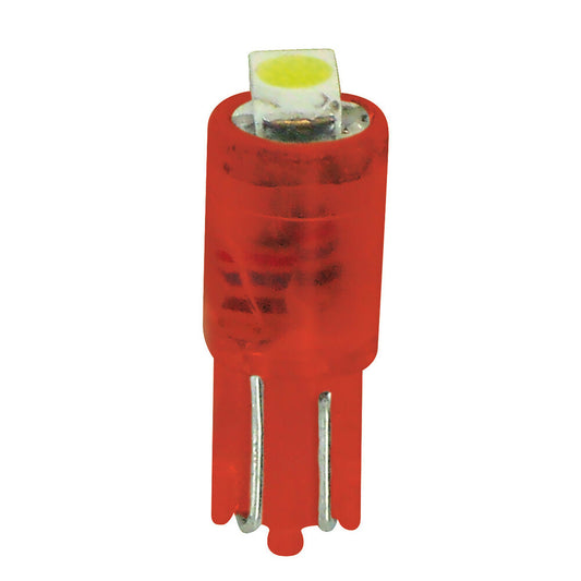 58467 - 12V Hyper-Led 2 - 1 SMD x 2 chips - (T5) - W2x4,6d - 2 pz  - D/Blister - Rosso